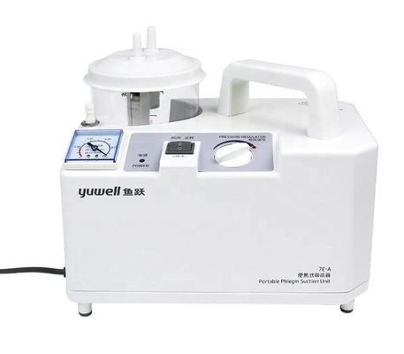 Yuwell Portable Medical Metal Phlegm Suction Unit Machine 7e-a